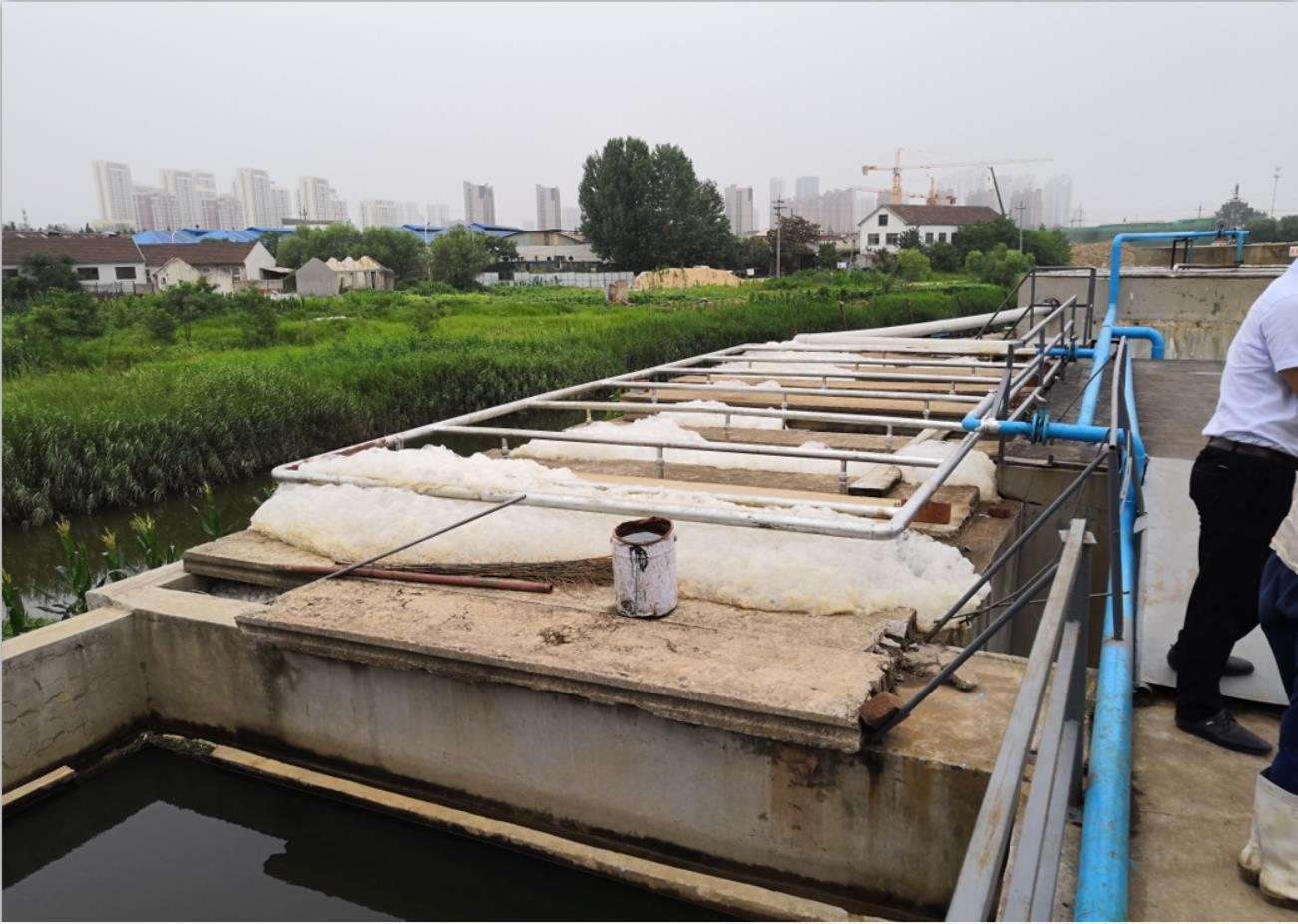 养猪污水处置惩罚现场